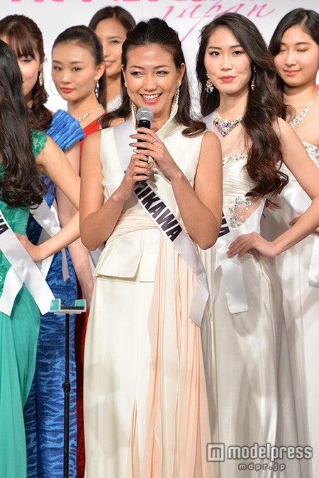 「2015ミス・ユニバース・ジャパン」ファイナリストによるスピーチ
