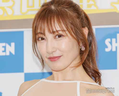 熊田曜子、グラビアは「50歳までは必ずやりたい」美腹筋際立つポールウェア姿で登場【Spinning】