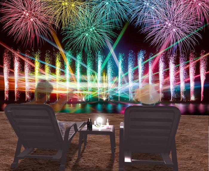 泉州光と音の夢花火/画像提供:トライハードジャパン