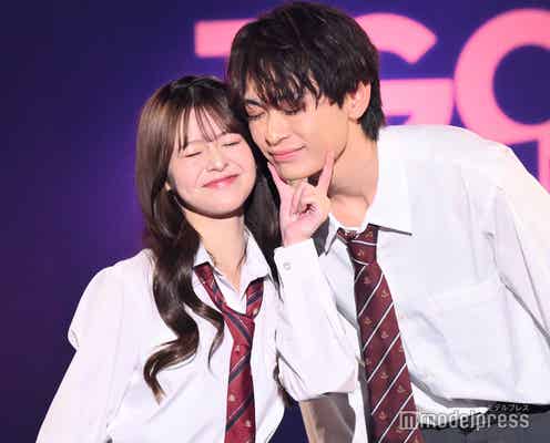 「今日好き」“せなりあ”米澤りあ&黒木聖那カップル、顔近づけ急接近 幸せオーラ溢れる【TGC teen 2024 Winter】