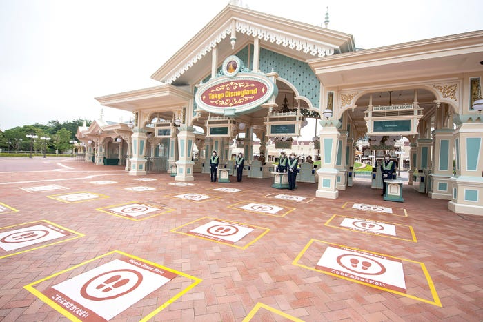 エントランスの様子(C)Disney