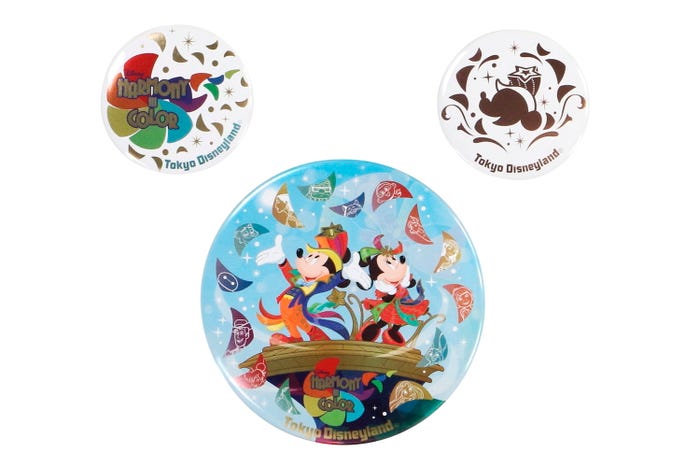 カンバッジセット¥1,100(C)Disney