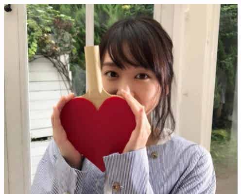 “ハートガッキーシリーズ”新写真、待ってました!ラケットに隠れる新垣結衣が可愛い…<ミックス。>