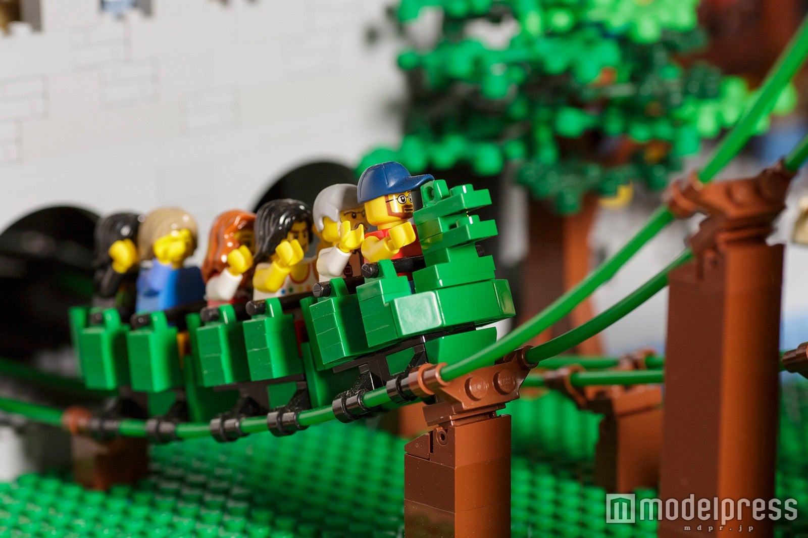 ブロックで作った代表アトラクション「The Dragon（ザ・ドラゴン）」／LEGOLAND（R） JAPAN