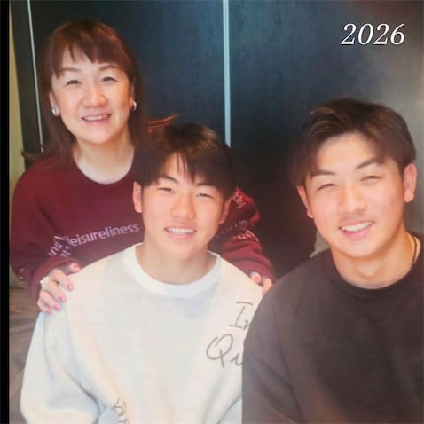 谷亮子、2人の息子との"お気に入り"ショット公開「ヤワラちゃんにそっくり」「めっちゃ大きい」