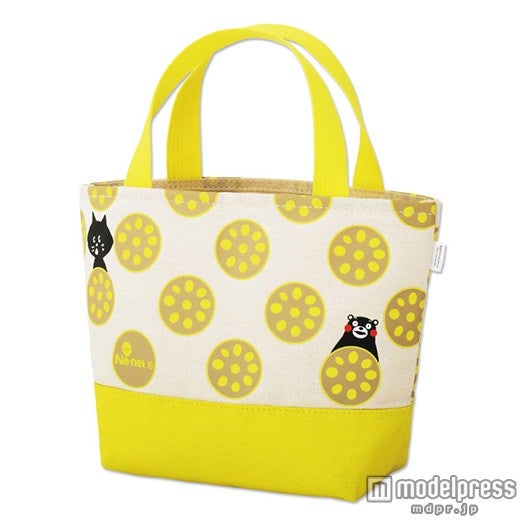 ポップで可愛い、からしれんこん柄