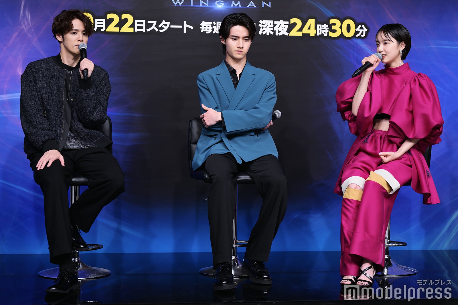 宮野真守、藤岡真威人、加藤小夏（C）モデルプレス