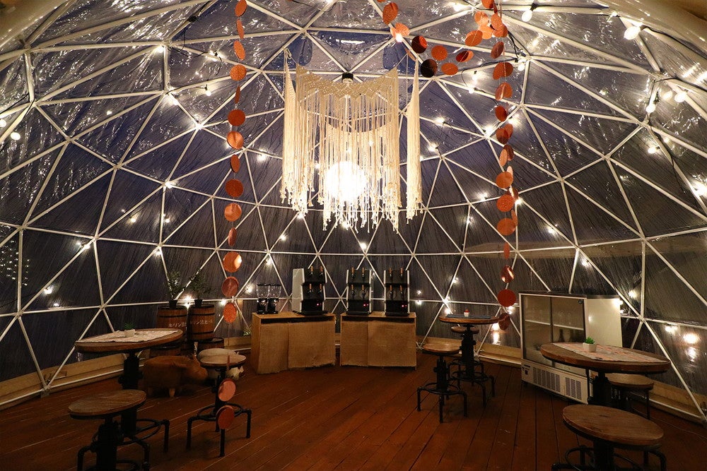 琵琶湖グランピング グランピングヴィレッジ滋賀今津浜／画像提供：ブッキングリゾート