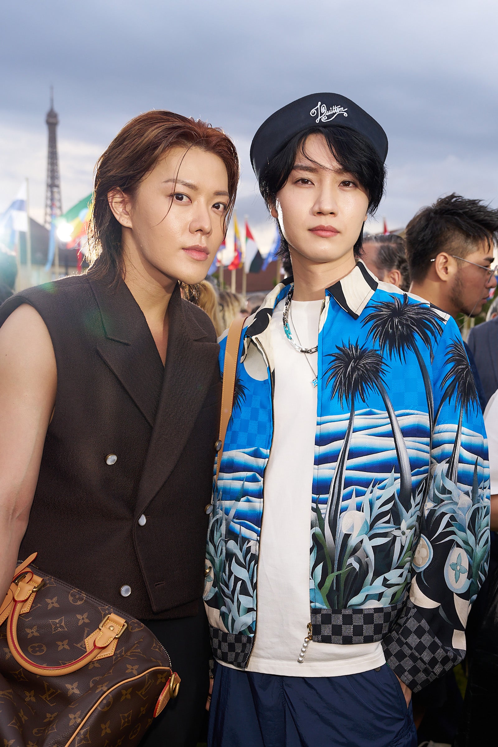 ユウタ（YUTA）、桜田通「ルイ・ヴィトン」2025春夏メンズファッションショーより（提供写真）