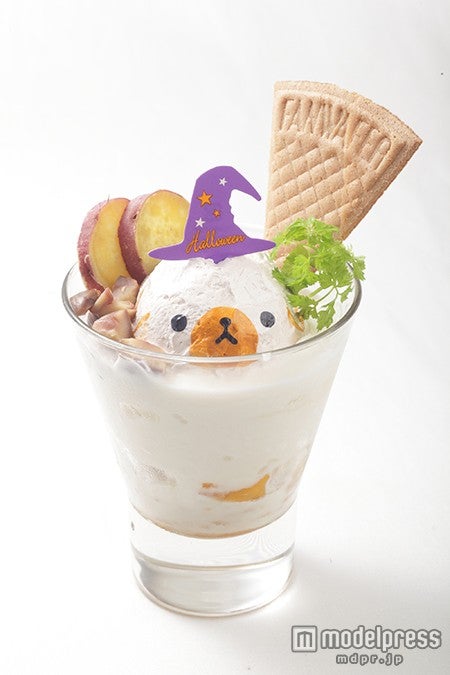 「秋のい～ものパフェ」￥1，380（税抜）※レプーン付き／画像提供：ポムフード