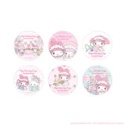 ホログラム缶バッジ(ランダム6種)税込660円(C)2024 SANRIO CO.,LTD.APPROVAL NO.L654057