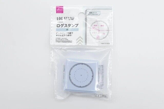 ダイソー　ログスタンプ（円）　パッケージ