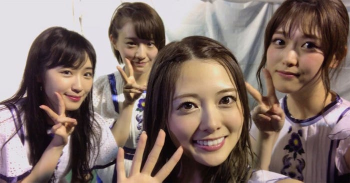 高山一実、中田花奈、白石麻衣、松村沙友理/白石麻衣オフィシャルブログより