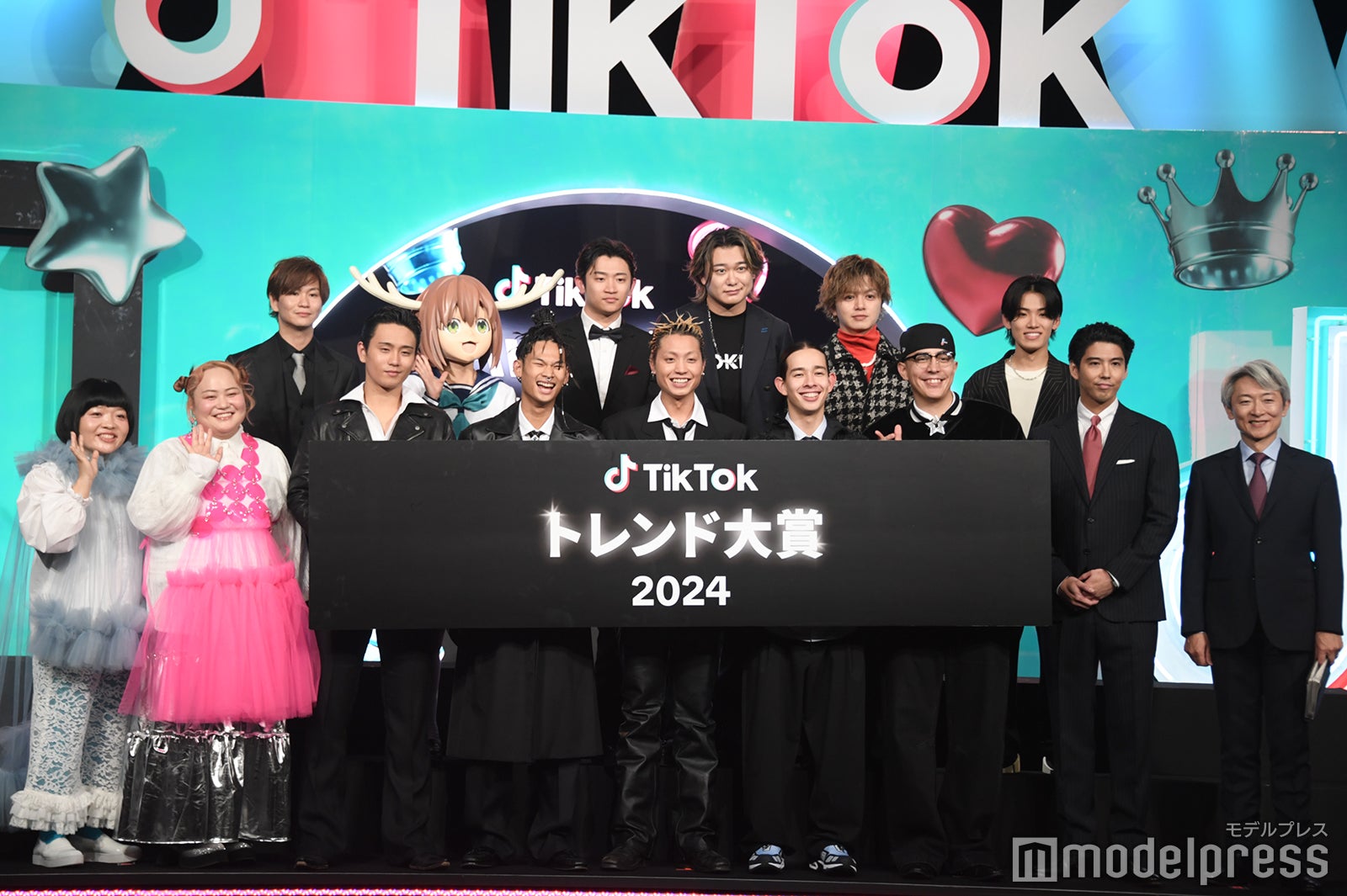 「TikTokトレンド大賞2024」受賞者（C）モデルプレス