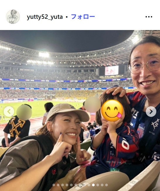 ゆってぃInstagramより