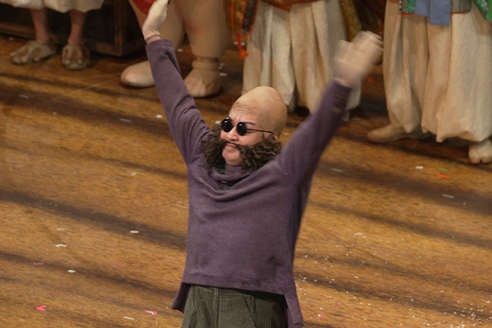 宮崎吐夢／舞台「千と千尋の神隠し」ソウル公演カーテンコールより（提供写真）