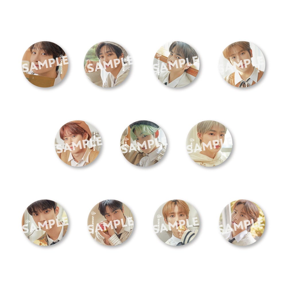 缶バッジA（ランダム11種）500円（税込）※BOX cafe&space限定／提供画像