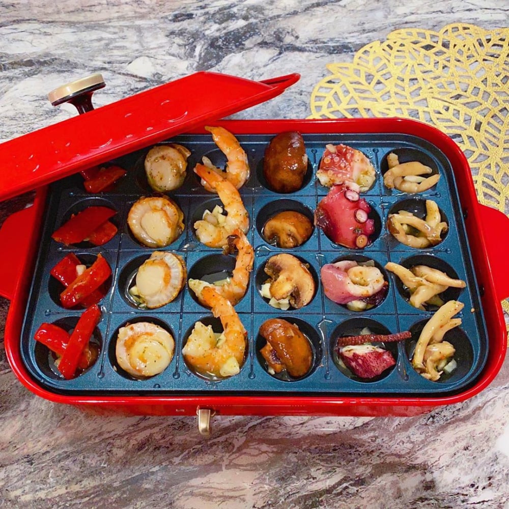 コストコのシーフードアヒージョの写真