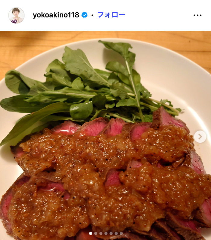 秋野暢子Instagramより
