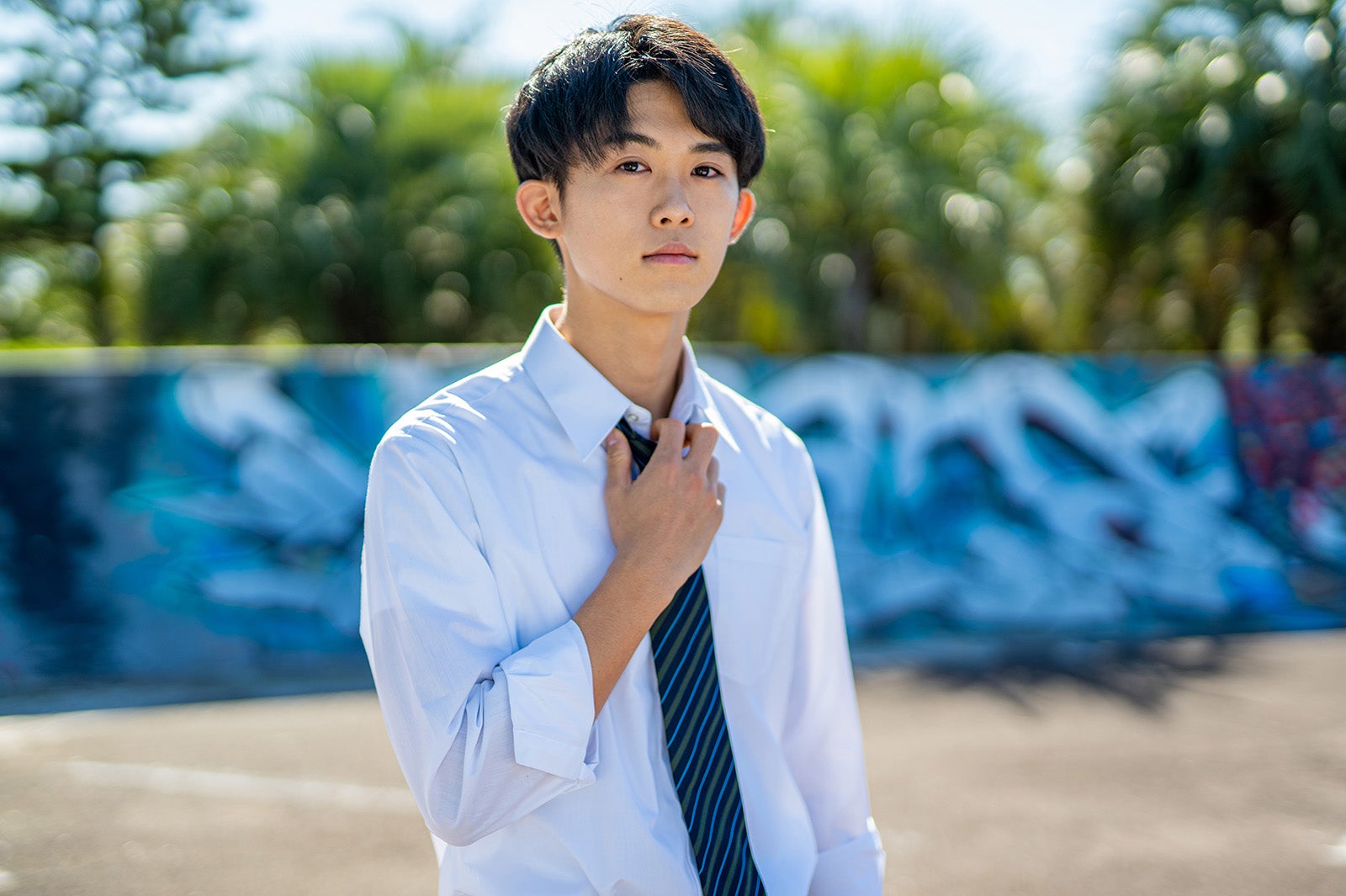 「男子高生ミスターコン2021」ファイナリスト・戸田一総くん（提供写真）