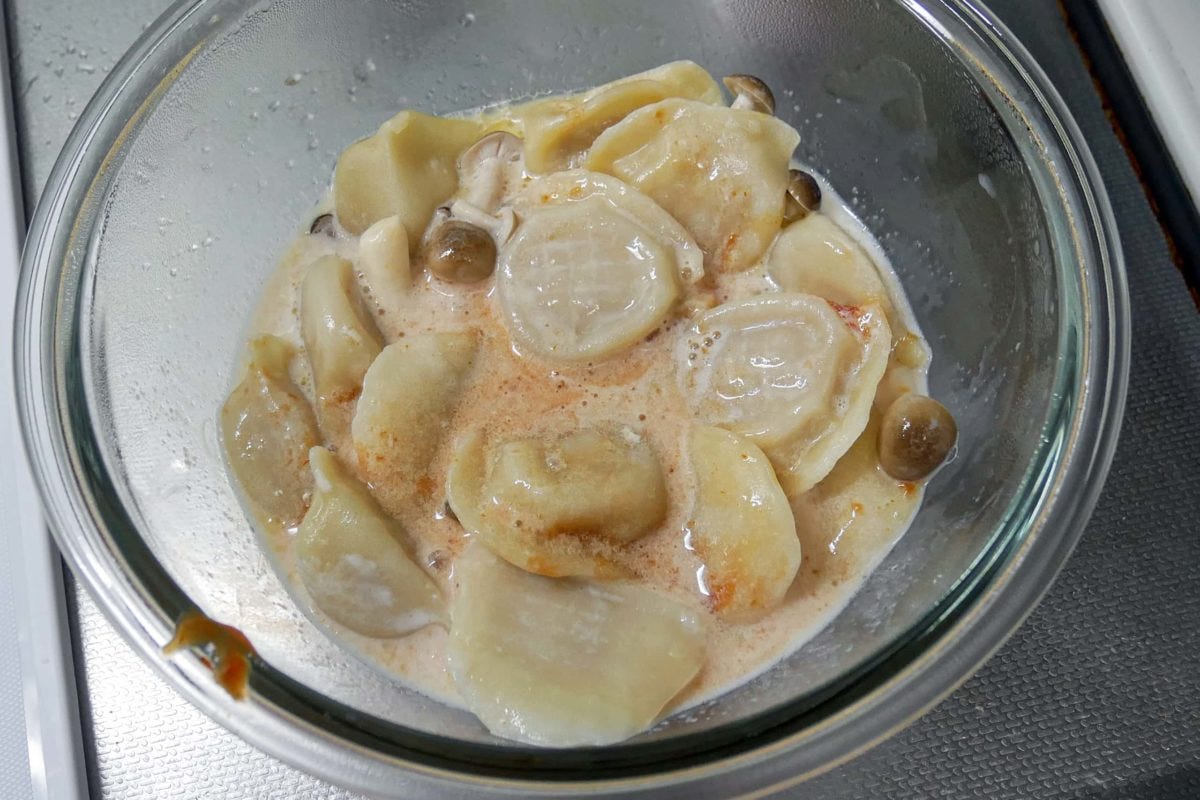 水餃子ラザニア