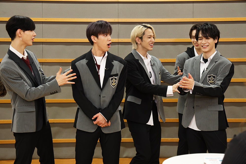 最強運バトル／（左から）佐藤景瑚、河野純喜、大平祥生、鶴房汐恩、豆原一成 
