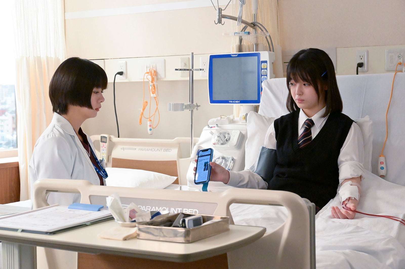 『祈りのカルテ 研修医の謎解き診察記録』第5話より（C）日本テレビ