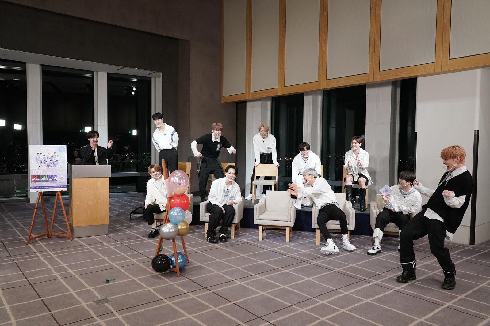 『JO1 1STアルバム「The STAR」リリース記念生配信』（C）LAPONE ENTERTAINMENT