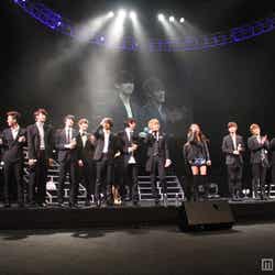 「第63回 さっぽろ雪まつり K-POP FESTIVAL2012」エンディング(左からZE:A、G.NA、CODE-V)/(C)NPO法人日韓文化交流会