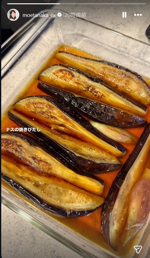 田中萌アナウンサーInstagramストーリーズより