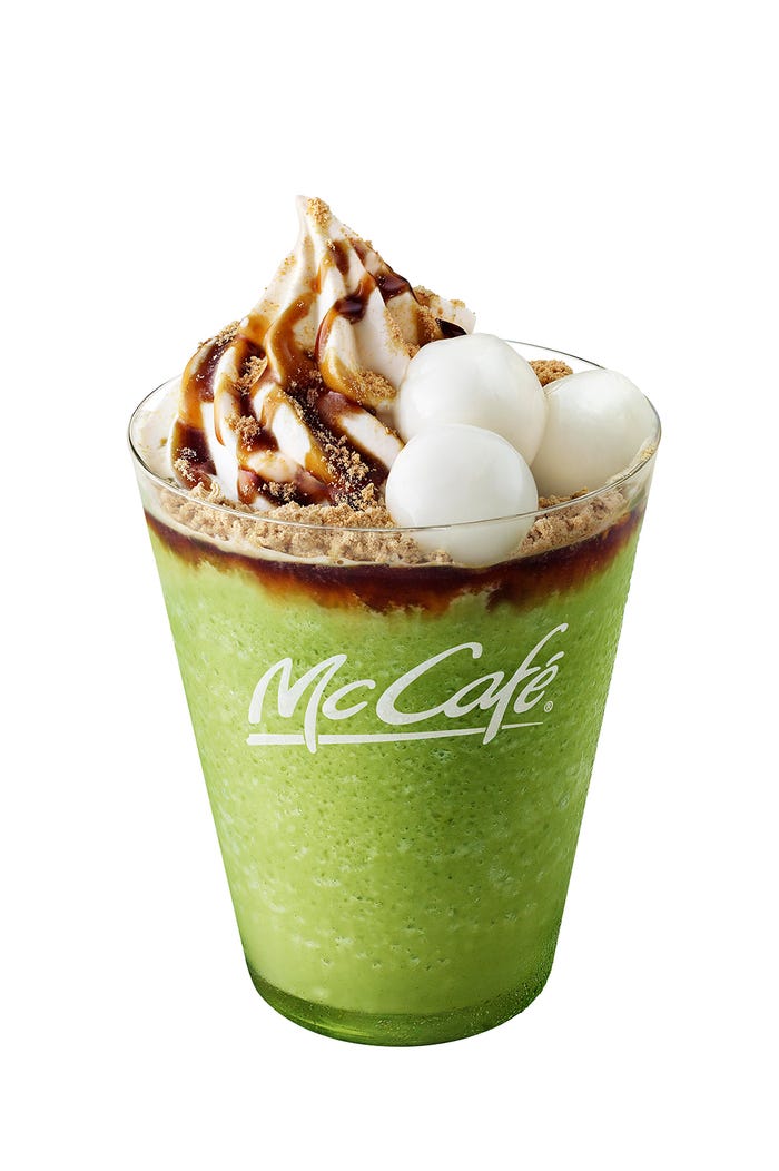 抹茶白玉フラッペ 黒蜜きなこ/画像提供:日本マクドナルド