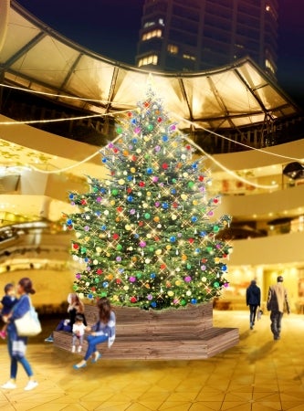 2016年クリスマスツリーイメージ／画像提供：横浜ダイヤビルマネジメント