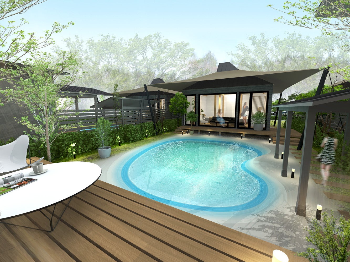 天然温泉＆プライベートスパ ドッグヴィラ千葉南房総／画像提供：ブッキングリゾート