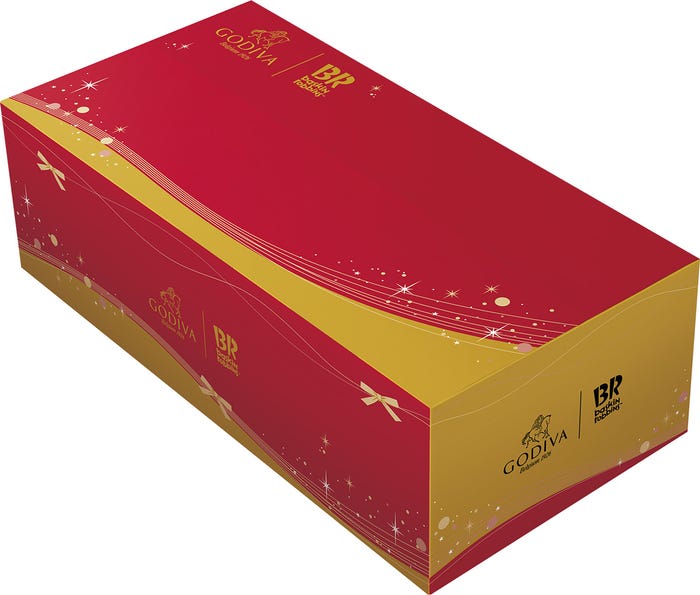 ゴディバ×サーティワン バラエティボックス(8コ入):スモール 2,380円 / レギュラー 2,940円(提供写真)