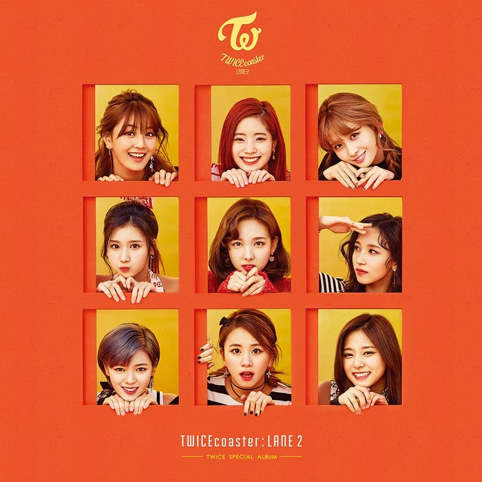 TWICE「TWICEcoaster : LANE 2」ジャケット(画像提供:ワーナーミュージック・ジャパン)