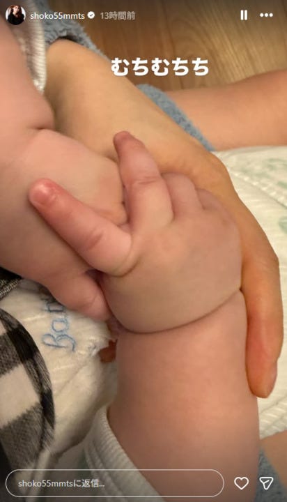 中川翔子Instagramストーリーズより