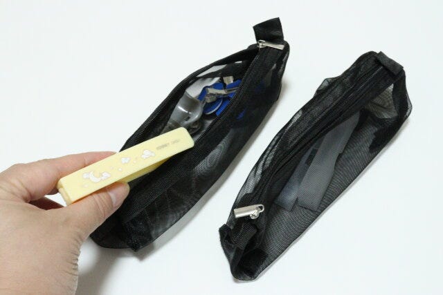 トラベル化粧バッグ 使用例 トラベル化粧バッグ 使用例