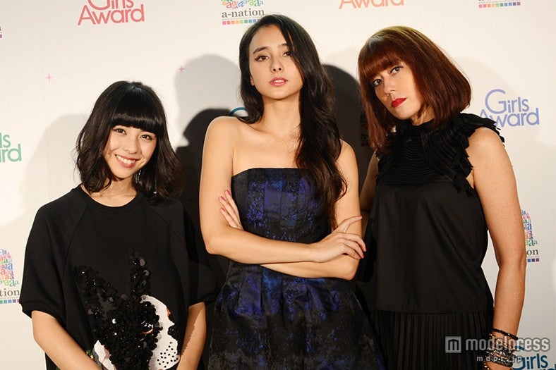 （左より）田中美麗、石田ニコル、LiLiCo