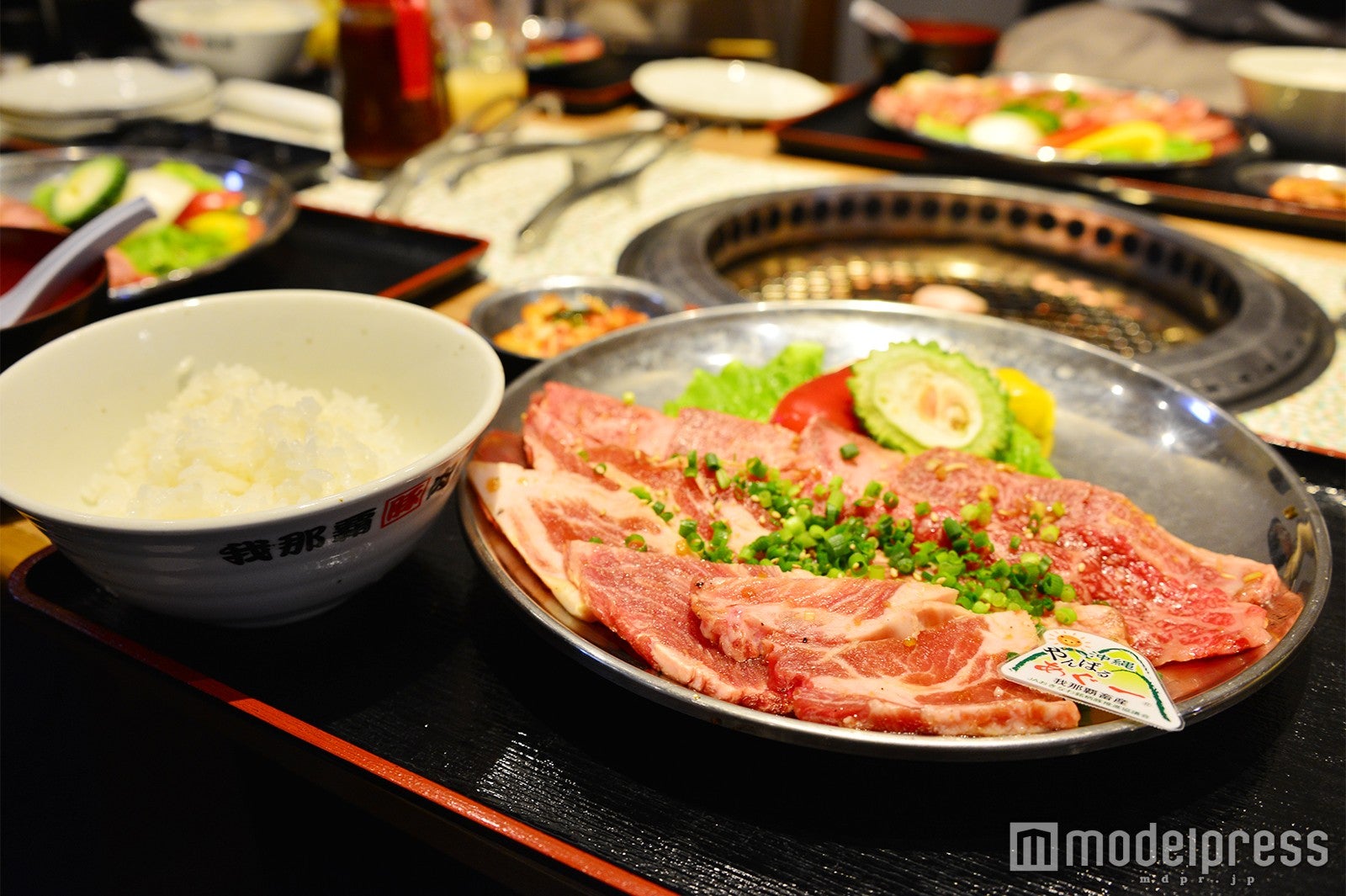 焼肉乃我那覇の「和牛とあぐー豚ランチ」￥2,000（C）モデルプレス