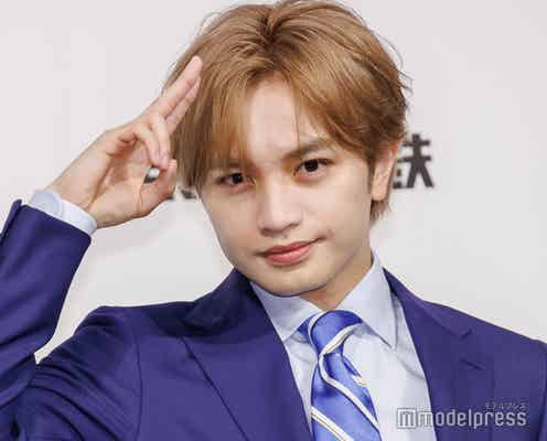 中島健人、父親との2ショット公開 京成ブルーの“お揃い”コーデ披露