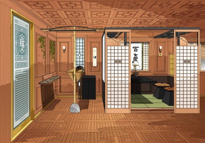 茶室　Design & Illustration by Eiji Mitooka + Don Design Associates