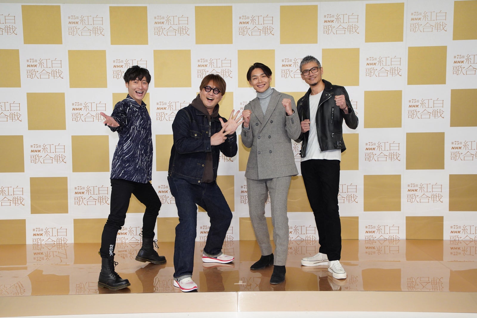 純烈／（左から）後上翔太、酒井一圭、白川裕二郎、岩永洋昭（提供写真）