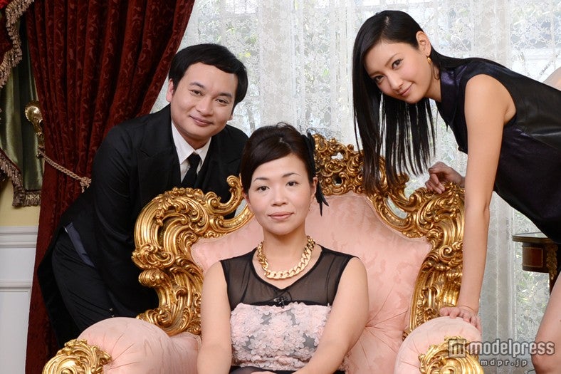 「フジテレビ＋（プラス）」のトーク番組「イイ女の条件～極上美女対談～ #2」（3月21日 午前11:00配信予定）／（左より）鬼ヶ島・アイアム野田、オアシズ・大久保佳代子、菜々緒