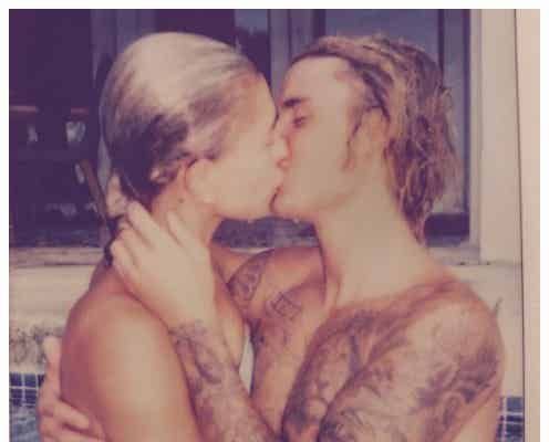 婚約発表のジャスティン・ビーバー&ヘイリー・ボールドウィン、熱烈キスショット公開