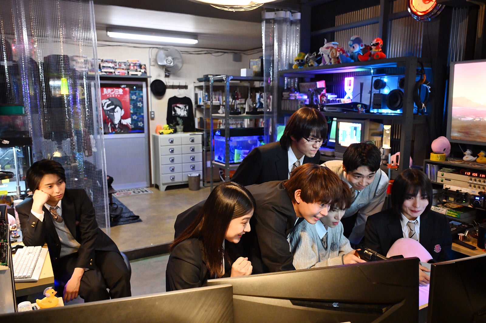 奥平大兼、蒔田彩珠、豊田雄大、山下幸輝、八村倫太郎、渡辺色、窪塚愛流「御上先生」第5話（C）TBS