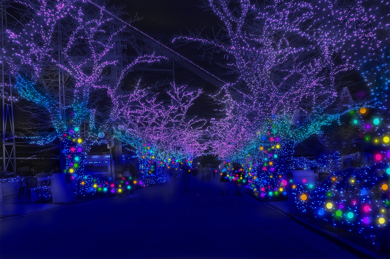 タンザナイト・プロムナードエリア／画像提供：よみうりランド