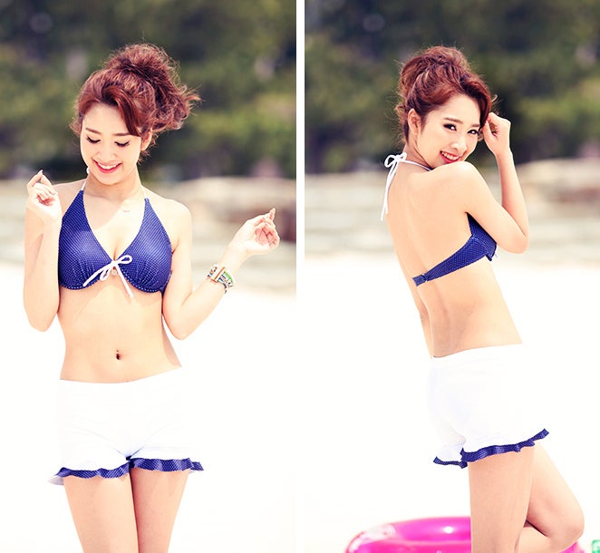 センターリボンビキニ「salus」 4,620円 (税込 4,990円)