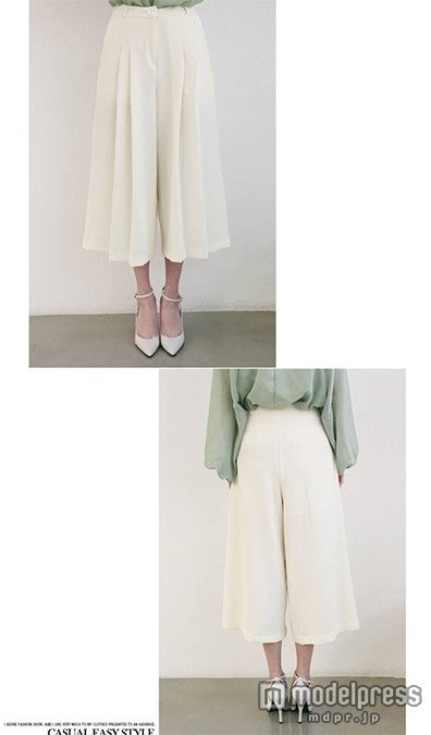 ハイウエストAラインガウチョパンツ「ACO DESIGN」8,100円（税込）