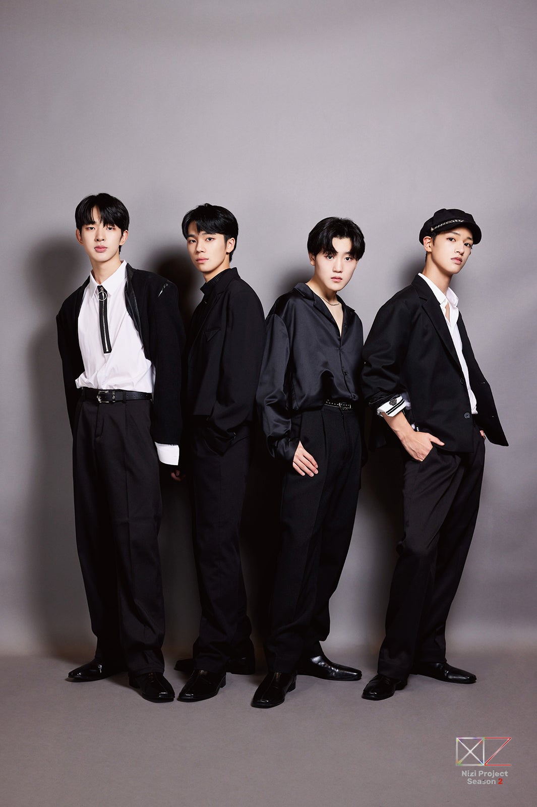 （左から）TOMOYA、KEN、RIO、SEITA／TOMOYAチーム「Nizi Project Season 2 Global Boys Audition」（提供写真）