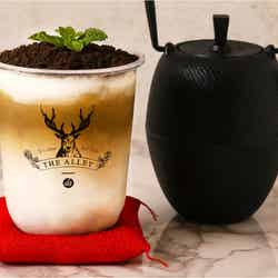 盆栽ほうじ茶ラテ/提供画像